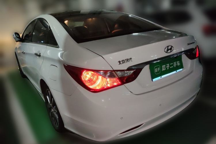 Used Hyundai Sonata 2013 2.0L Automatic Luxury Edition Rear Left 45 Deg