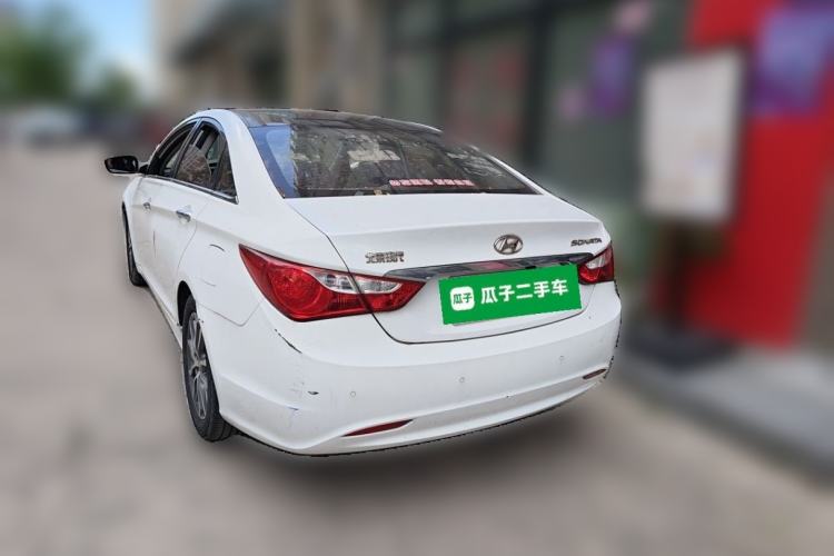 Used Hyundai Sonata 2013 2.0L Automatic Luxury Edition Rear Left 45 Deg
