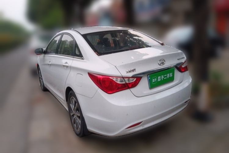 Used Hyundai Sonata 2013 2.0L Automatic Leading Edition Rear Left 45 Deg