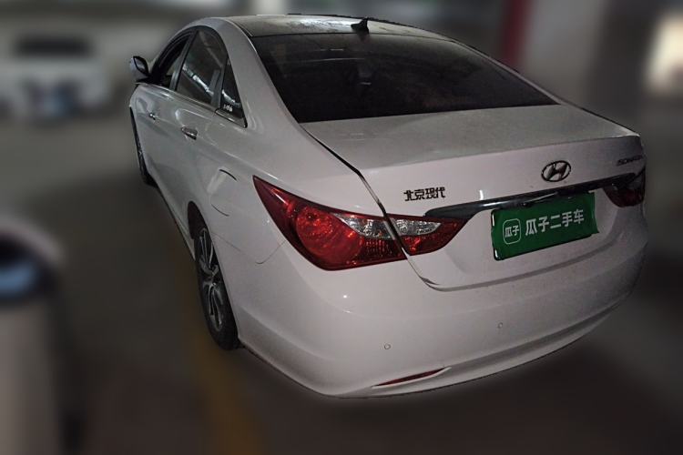 Used Hyundai Sonata 2013 2.0L Automatic Luxury Edition Rear Left 45 Deg