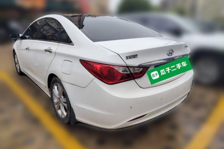 Used Hyundai Sonata 2013 2.0L Automatic Luxury Edition Rear Left 45 Deg