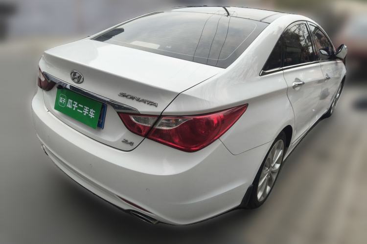 Used Hyundai Sonata 2013 2.4L Automatic Luxury Version China IV Standard Rear Right 45 Deg