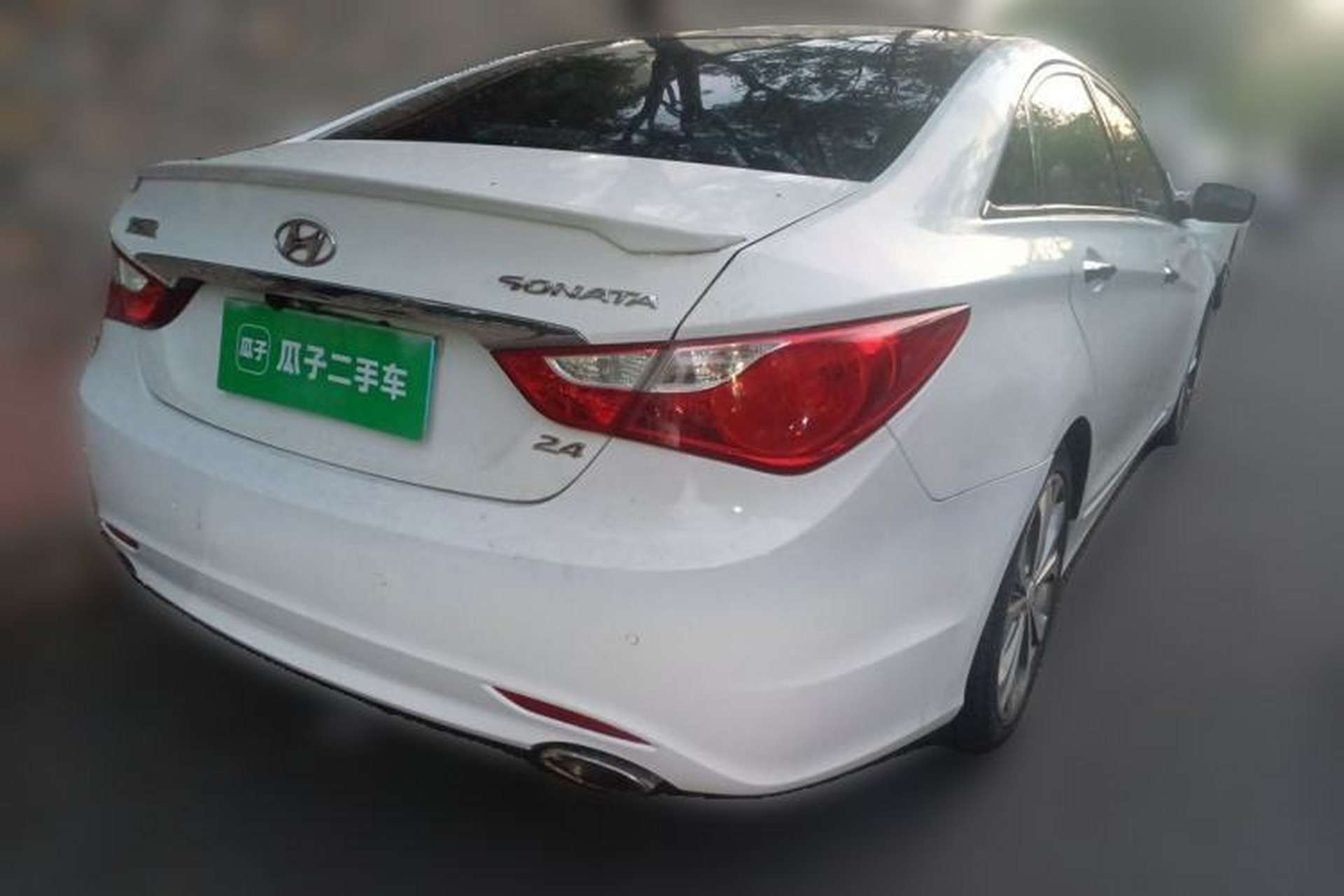 Used Hyundai Sonata 2013 2.4L Automatic Luxury Version China IV Standard Rear Right 45 Deg