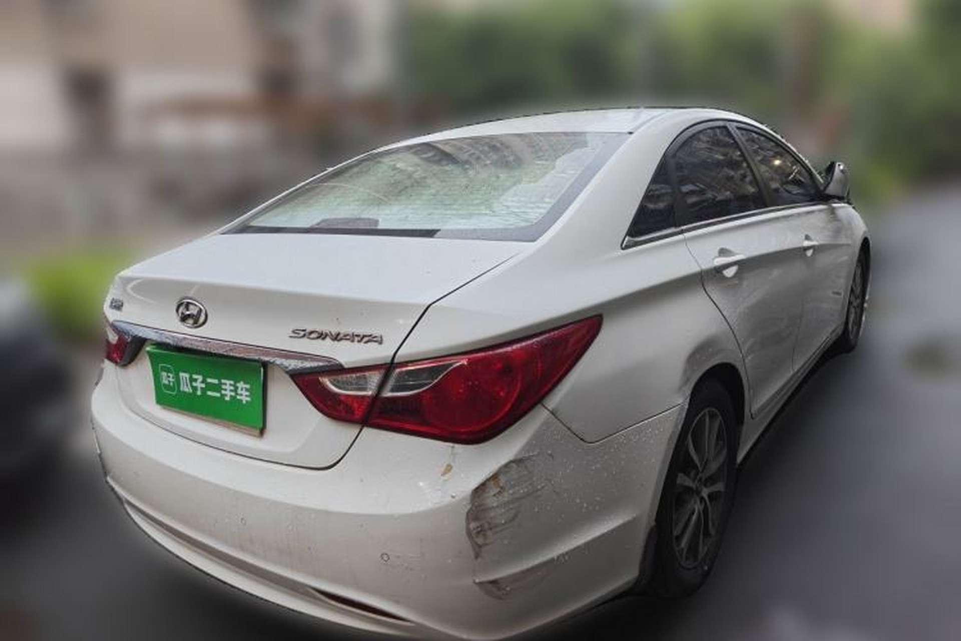 Used Hyundai Sonata 2013 2.0L Automatic Leading Edition Rear Right 45 Deg