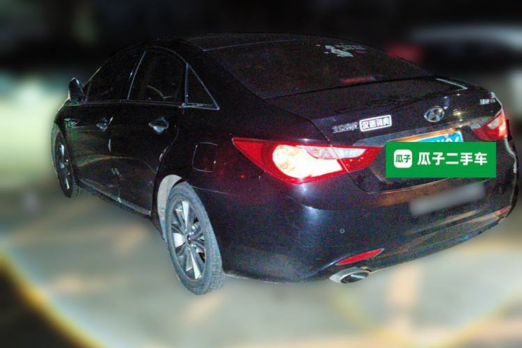 Used Hyundai Sonata 2014 2.0L Automatic Luxury Edition Rear Left 45 Deg