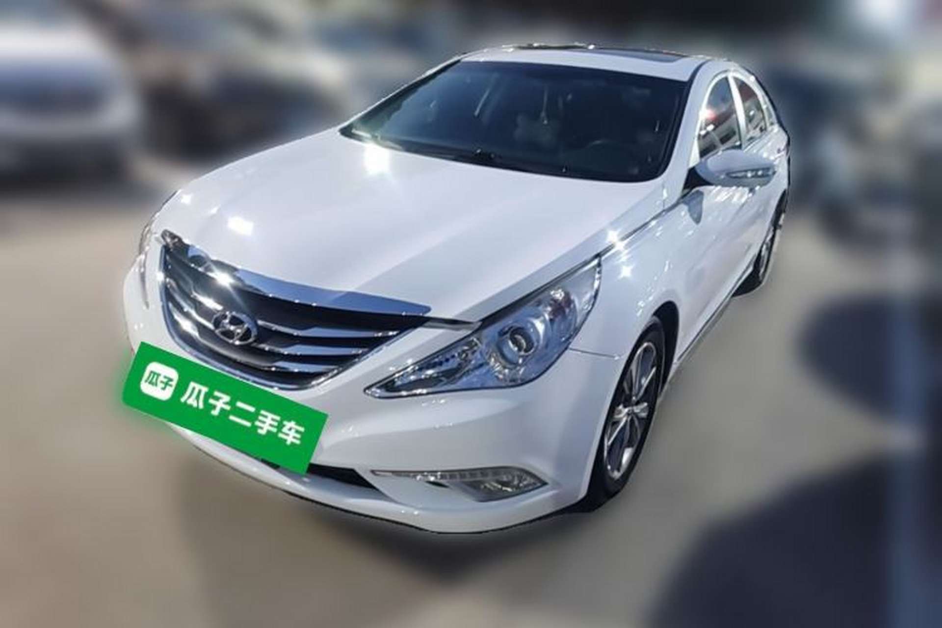 Used Hyundai Sonata 2014 2.0L Automatic Luxury Edition Front Left 45 Deg