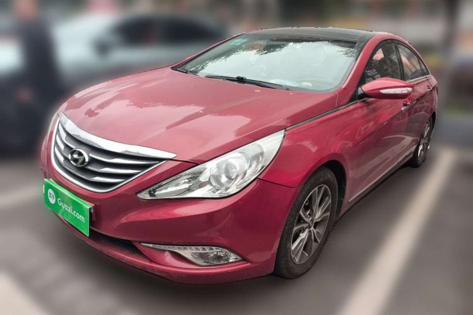 Used Hyundai Sonata 2014 2.0L Automatic Luxury Edition Front Left 45 Deg