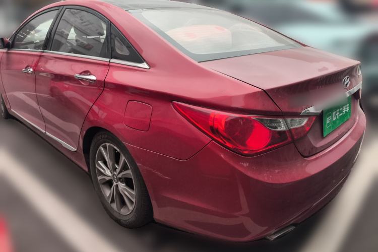 Used Hyundai Sonata 2014 2.0L Automatic Luxury Edition Rear Left 45 Deg