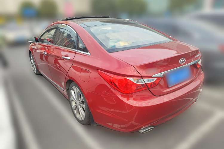 Used Hyundai Sonata 2014 2.0L Automatic Prestige Edition Rear Left 45 Deg