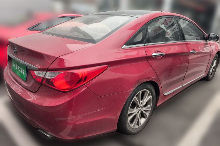 Used Hyundai Sonata 2014 2.0L Automatic Luxury Edition Rear Right 45 Deg