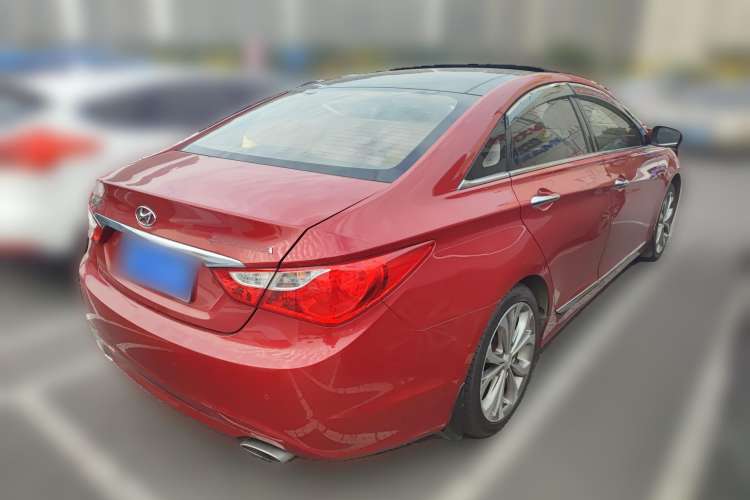 Used Hyundai Sonata 2014 2.0L Automatic Prestige Edition Rear Right 45 Deg