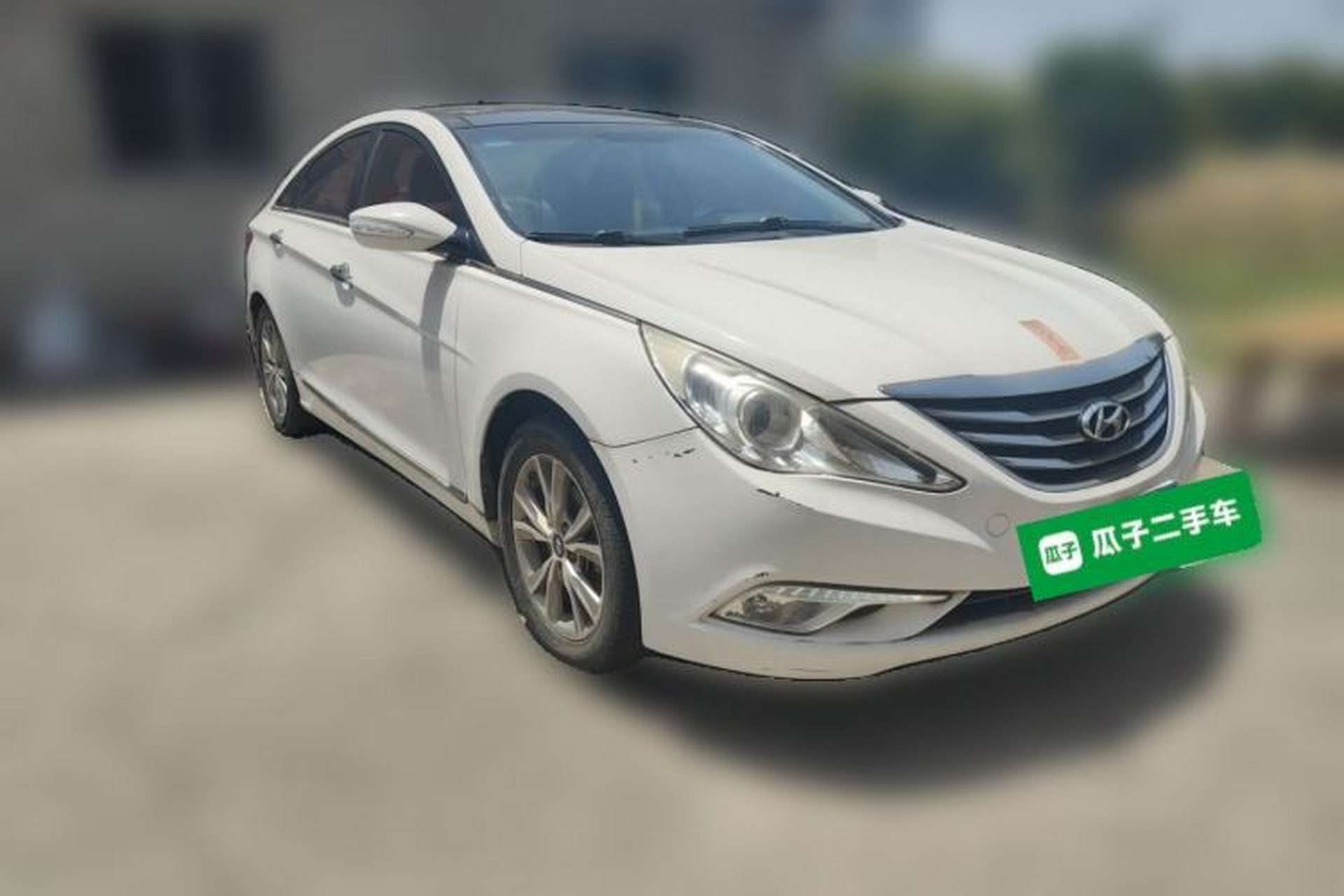 Used Hyundai Sonata 2014 2.0L Automatic Luxury Edition Front Right 45 Deg