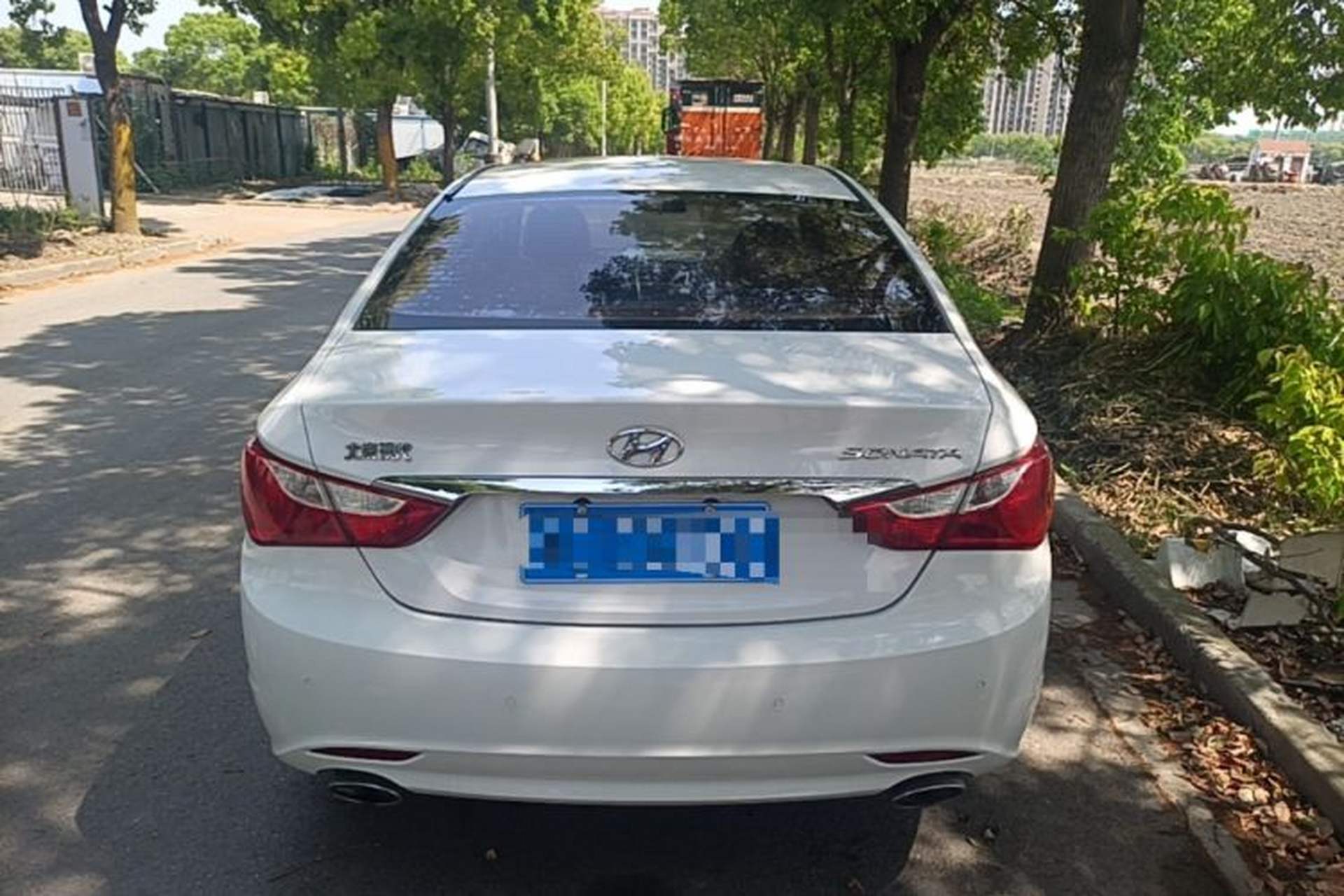 Used Hyundai Sonata 2014 2.0L Automatic Luxury Edition Rear