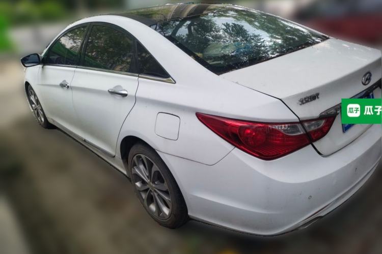 Used Hyundai Sonata 2014 2.4L Automatic Luxury Version China IV Standard Rear Left 45 Deg