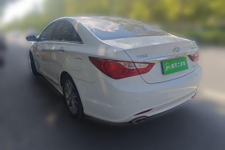 Used Hyundai Sonata 2014 2.4L Automatic Leading Edition China IV Standard Rear Left 45 Deg