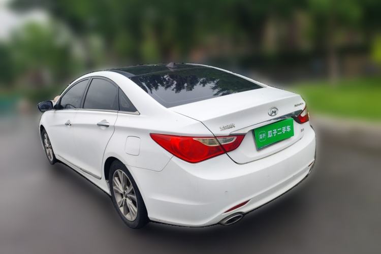 Used Hyundai Sonata 2014 2.4L Automatic Leading Edition China IV Standard Rear Left 45 Deg
