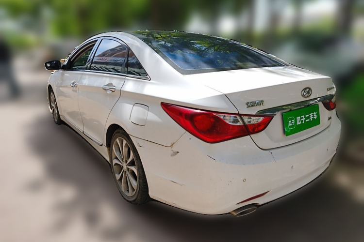 Used Hyundai Sonata 2014 2.4L Automatic Luxury Version China IV Standard Rear Left 45 Deg