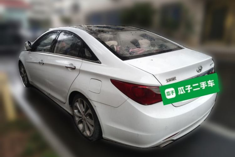Used Hyundai Sonata 2014 2.4L Automatic Luxury Version China IV Standard Rear Left 45 Deg