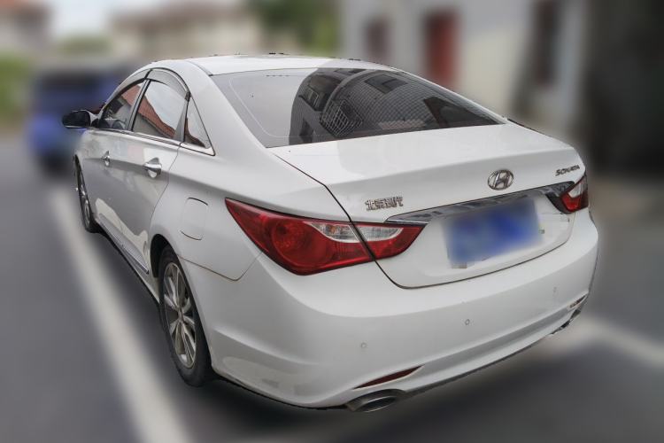 Used Hyundai Sonata 2014 2.0L Automatic Luxury Edition Rear Left 45 Deg