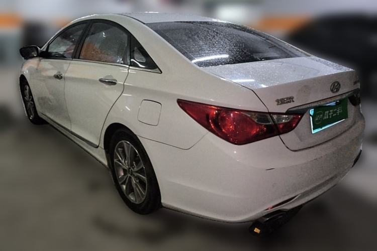 Used Hyundai Sonata 2014 2.0L Automatic Luxury Edition Rear Left 45 Deg