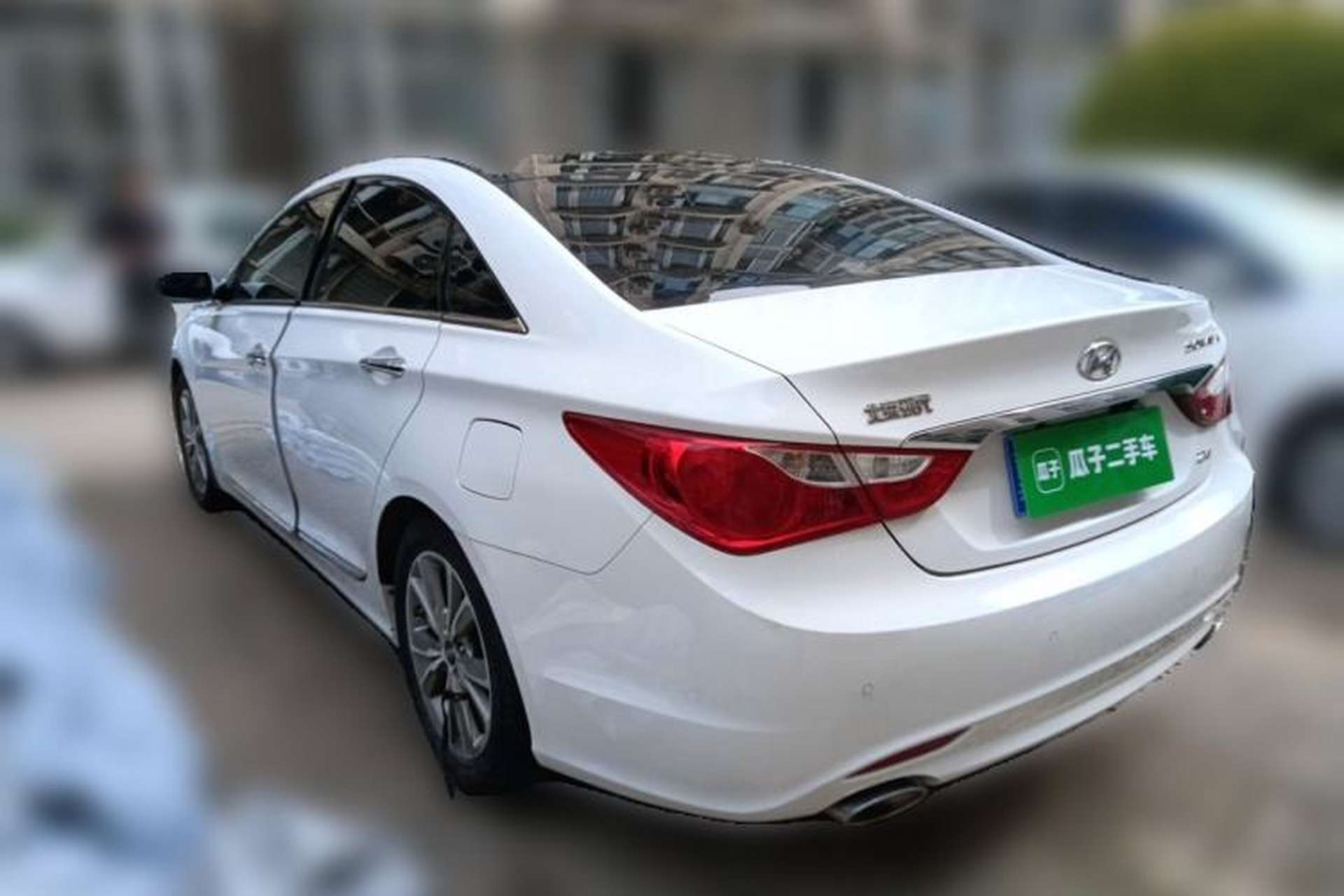 Used Hyundai Sonata 2014 2.4L Automatic Leading Edition China IV Standard Rear Left 45 Deg