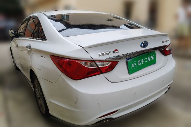 Used Hyundai Sonata 2014 2.0L Automatic Luxury Edition Rear Left 45 Deg