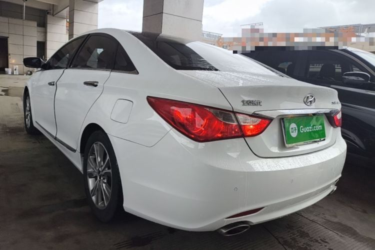 Used Hyundai Sonata 2014 2.0L Automatic Luxury Edition Rear Left 45 Deg