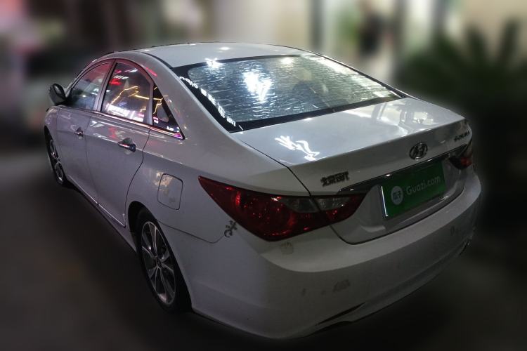 Used Hyundai Sonata 2014 2.0L Automatic Luxury Edition Rear Left 45 Deg