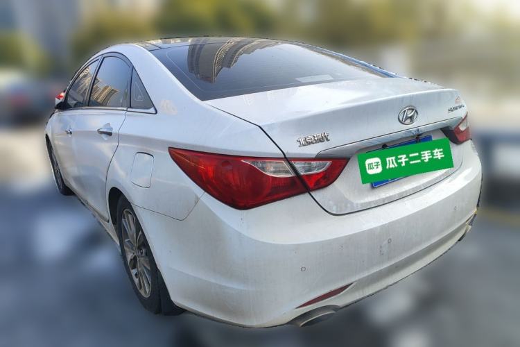 Used Hyundai Sonata 2014 2.0L Automatic Luxury Edition Rear Left 45 Deg