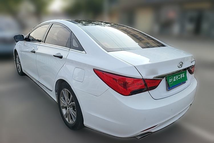 Used Hyundai Sonata 2014 2.0L Automatic Luxury Edition Rear Left 45 Deg
