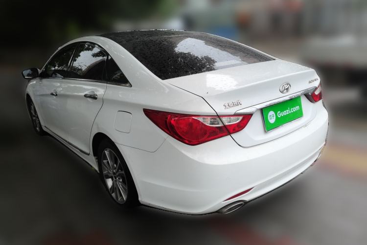 Used Hyundai Sonata 2014 2.0L Automatic Luxury Edition Rear Left 45 Deg