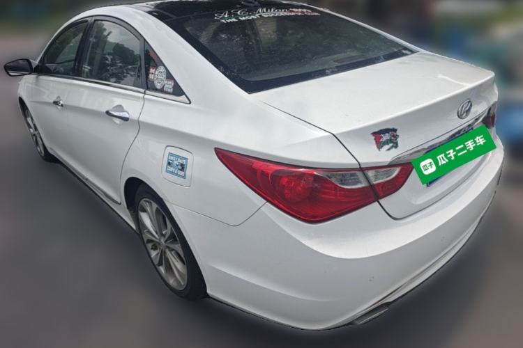 Used Hyundai Sonata 2014 2.4L Automatic Luxury Version China IV Standard Rear Left 45 Deg