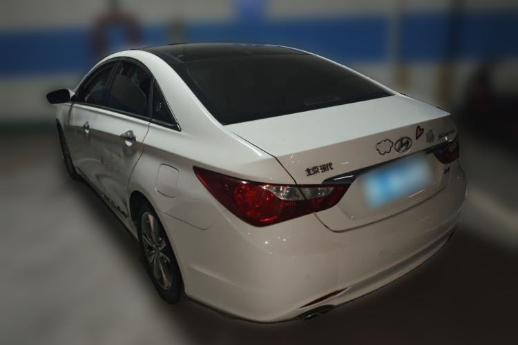 Used Hyundai Sonata 2014 2.4L Automatic Leading Edition China IV Standard Rear Left 45 Deg