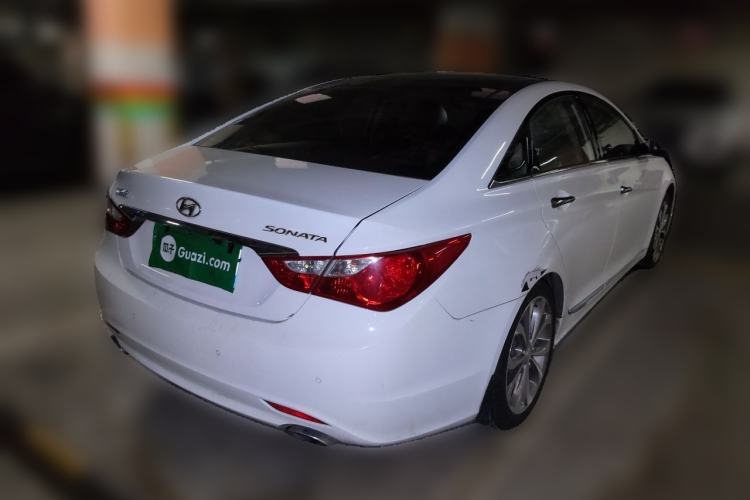 Used Hyundai Sonata 2014 2.0L Automatic Prestige Edition Rear Right 45 Deg