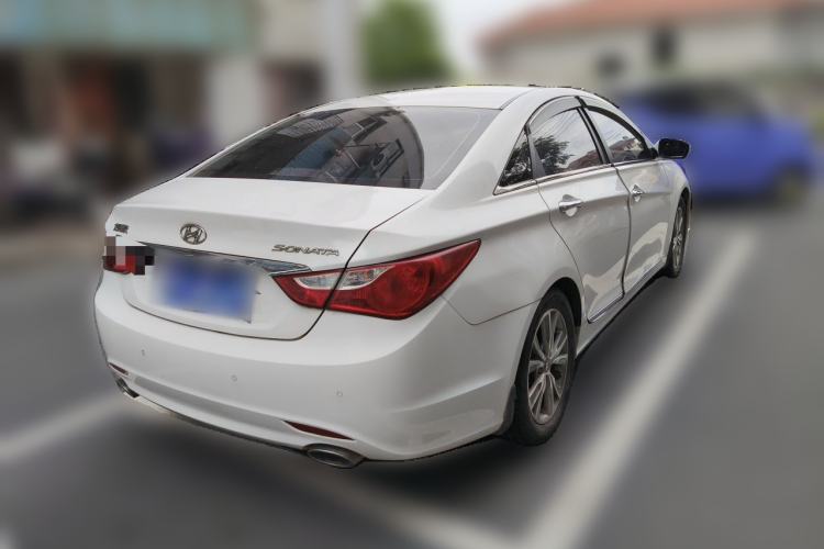 Used Hyundai Sonata 2014 2.0L Automatic Luxury Edition Rear Right 45 Deg