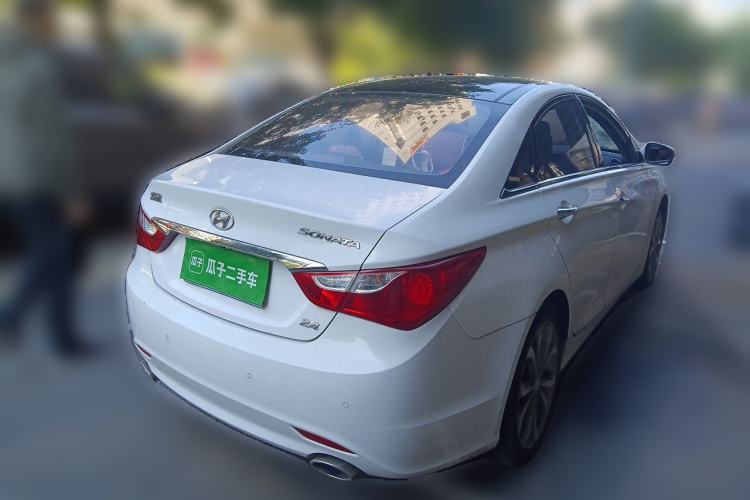 Used Hyundai Sonata 2014 2.4L Automatic Luxury Version China V Standard Rear Right 45 Deg