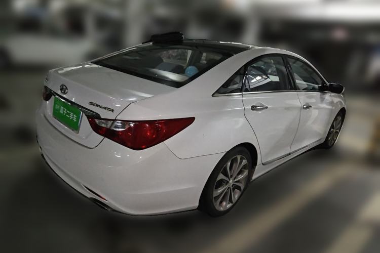 Used Hyundai Sonata 2014 2.0L Automatic Prestige Edition Rear Right 45 Deg