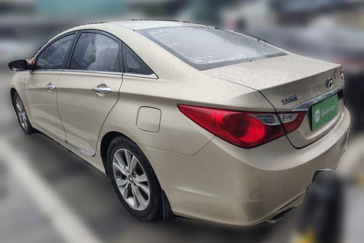 Used Hyundai Sonata 2014 2.0L Automatic Luxury Edition Rear Left 45 Deg