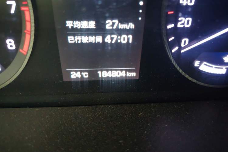 Used Hyundai Sonata 2015 2.4L TOP Flagship Edition Odometer Close Up