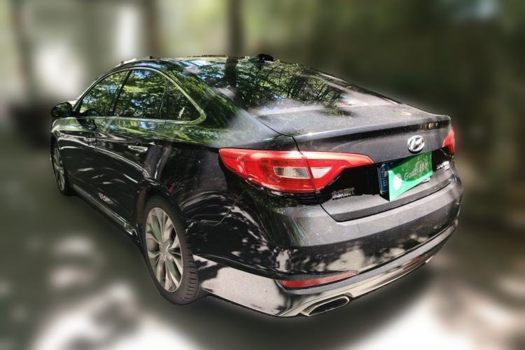 Used Hyundai Sonata 2015 2.4L TOP Flagship Edition Rear Left 45 Deg