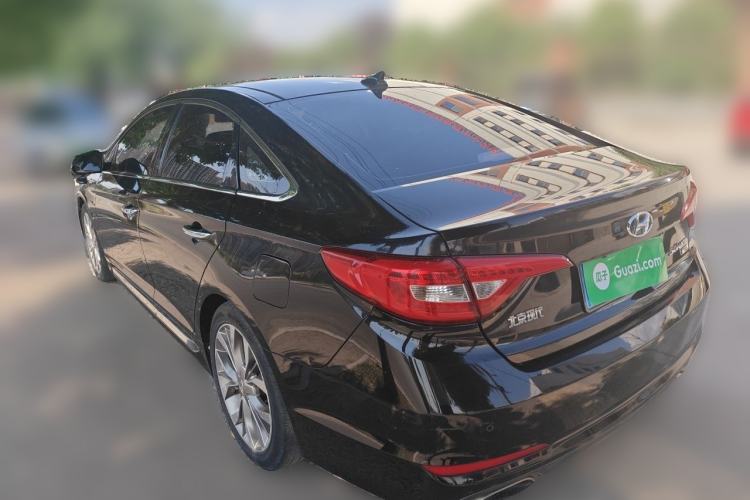 Used Hyundai Sonata 2015 1.6T GLX Advanced Model Rear Left 45 Deg