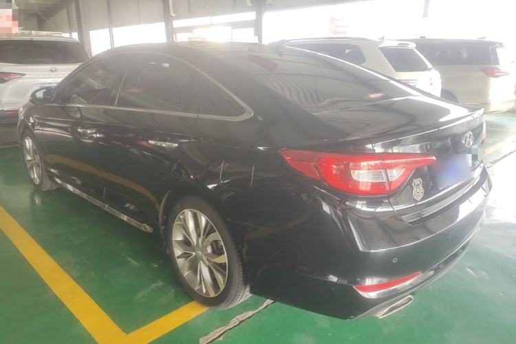 Used Hyundai Sonata 2015 1.6T GLX Advanced Model Rear Left 45 Deg