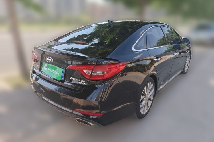 Used Hyundai Sonata 2015 1.6T GLX Advanced Model Rear Right 45 Deg