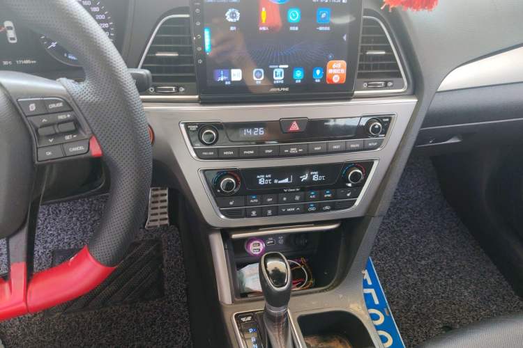 Used Hyundai Sonata 2015 1.6T GLX Advanced Model Audio And AC Panel