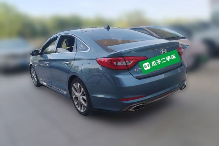 Used Hyundai Sonata 2015 1.6T GLX Advanced Model Rear Left 45 Deg