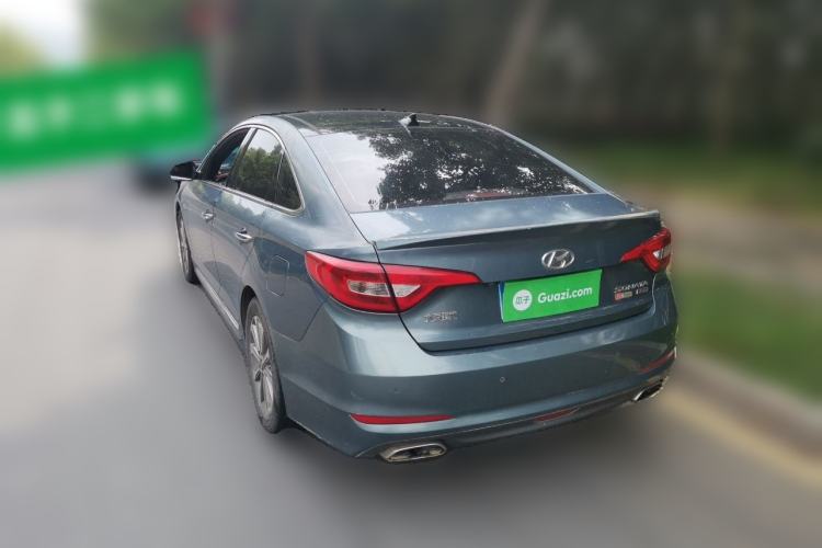 Used Hyundai Sonata 2015 1.6T GLX Advanced Model Rear Left 45 Deg
