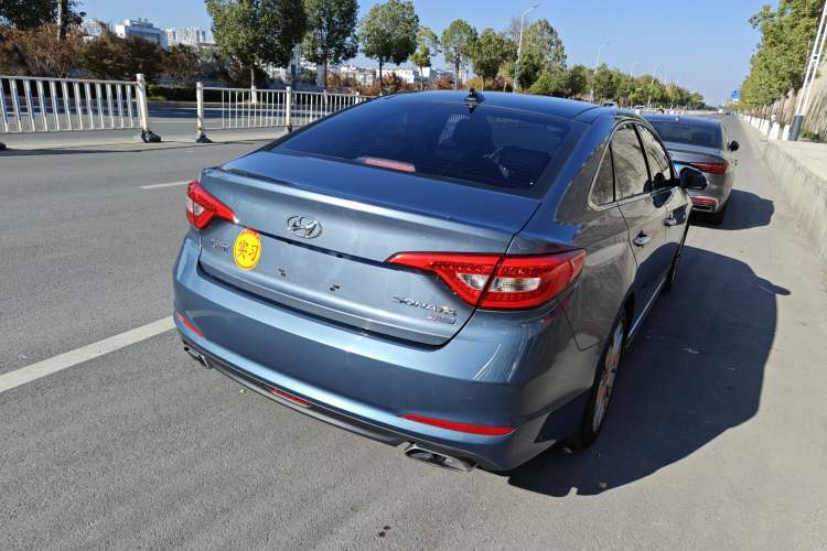Used Hyundai Sonata 2015 1.6T DLX Prestige Model Rear Right 45 Deg