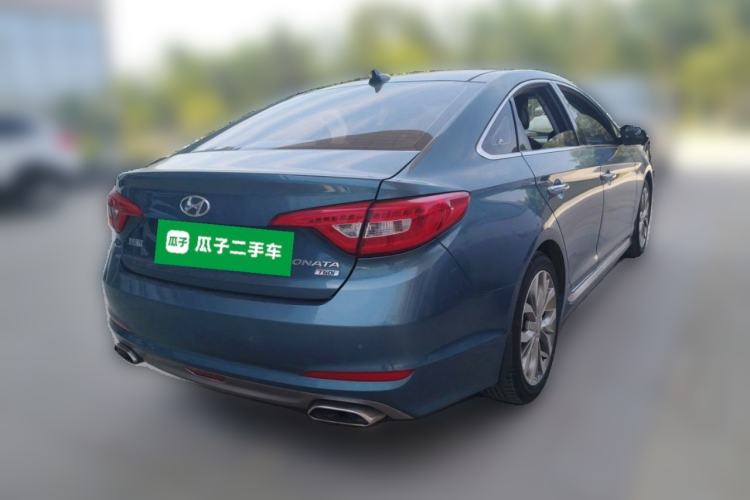 Used Hyundai Sonata 2015 1.6T GLX Advanced Model Rear Right 45 Deg