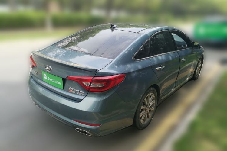 Used Hyundai Sonata 2015 1.6T GLX Advanced Model Rear Right 45 Deg