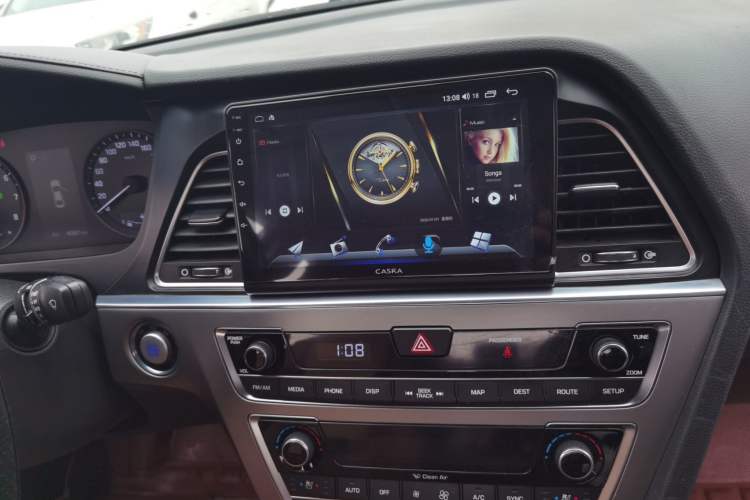 Used Hyundai Sonata 2015 2.4L LUX Ultimate Trim Audio And AC Panel